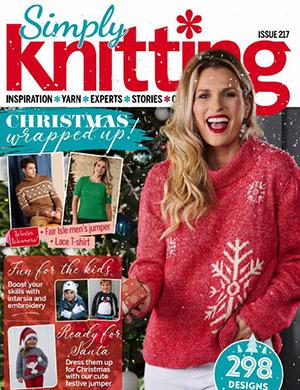 Журнал Simply Knitting выпуск №217 за 2021 год