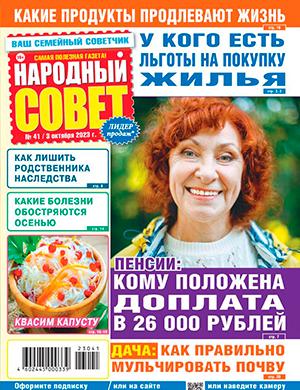 Журнал Народный совет выпуск №41 за октябрь 2023 год