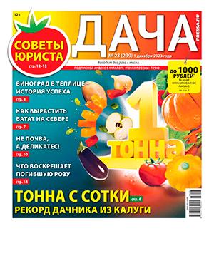 Журнал Дача выпуск №23 за декабрь 2023 год