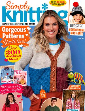 Журнал Simply Knitting выпуск №247 за February 2024 год