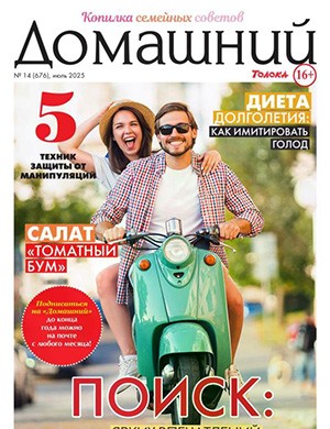 Журнал Домашний выпуск №14 за июль 2025 год
