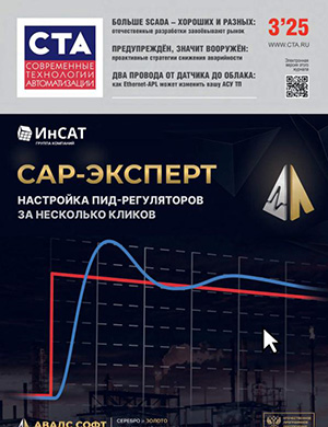 Журнал Современные технологии автоматизации выпуск №3 за 2025 год